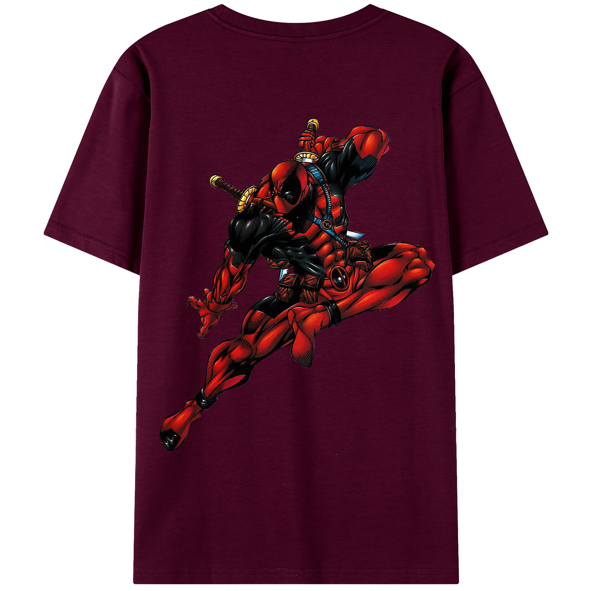 （画像用） Deadpool デッドプール レディース半袖Tシャツ(バックプリント)